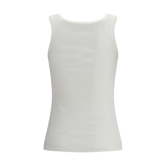 PINKO White Cotton Tank Tops