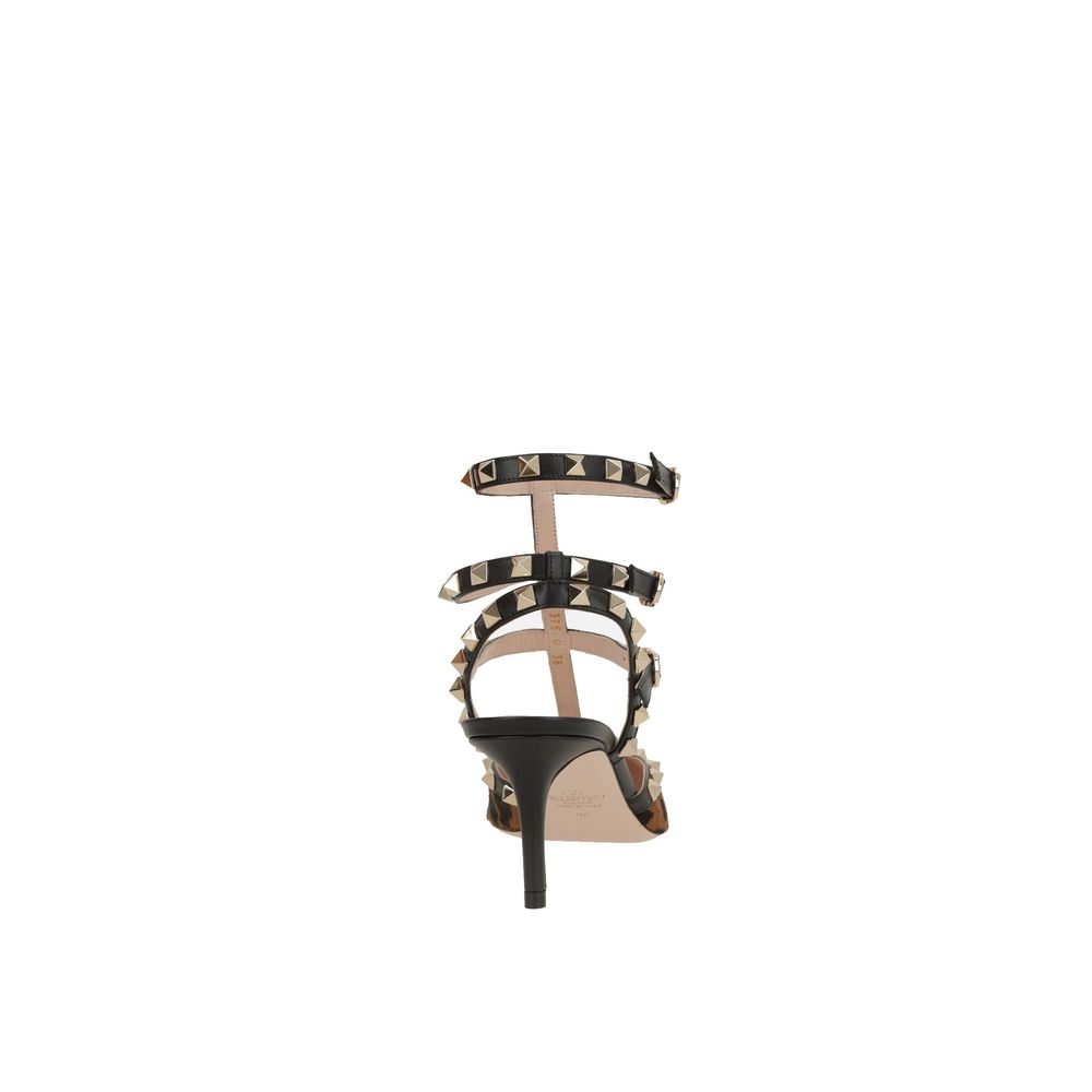 Valentino Garavani Black Calfskin High Heel Pumps