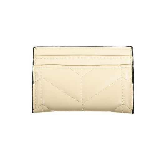 Mario Valentino Beige Polyurethane Women Wallet