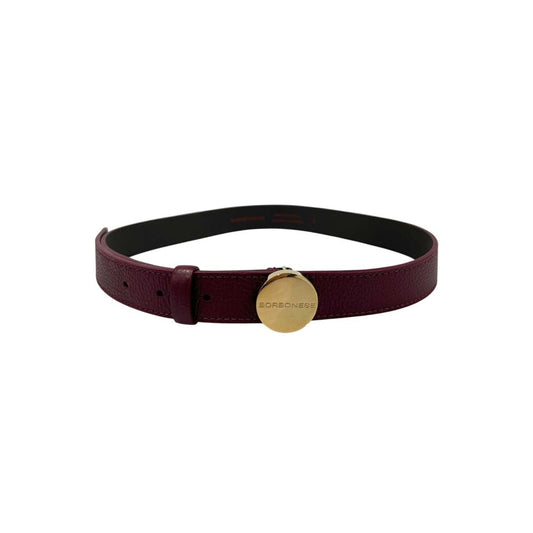 Borbonese Red Genuine Leather Women's Belt