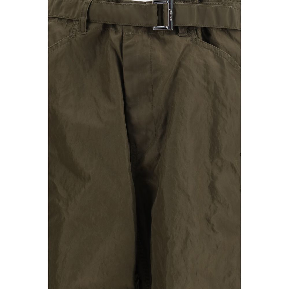 Sacai Bicolor Nylon Cargo Pants
