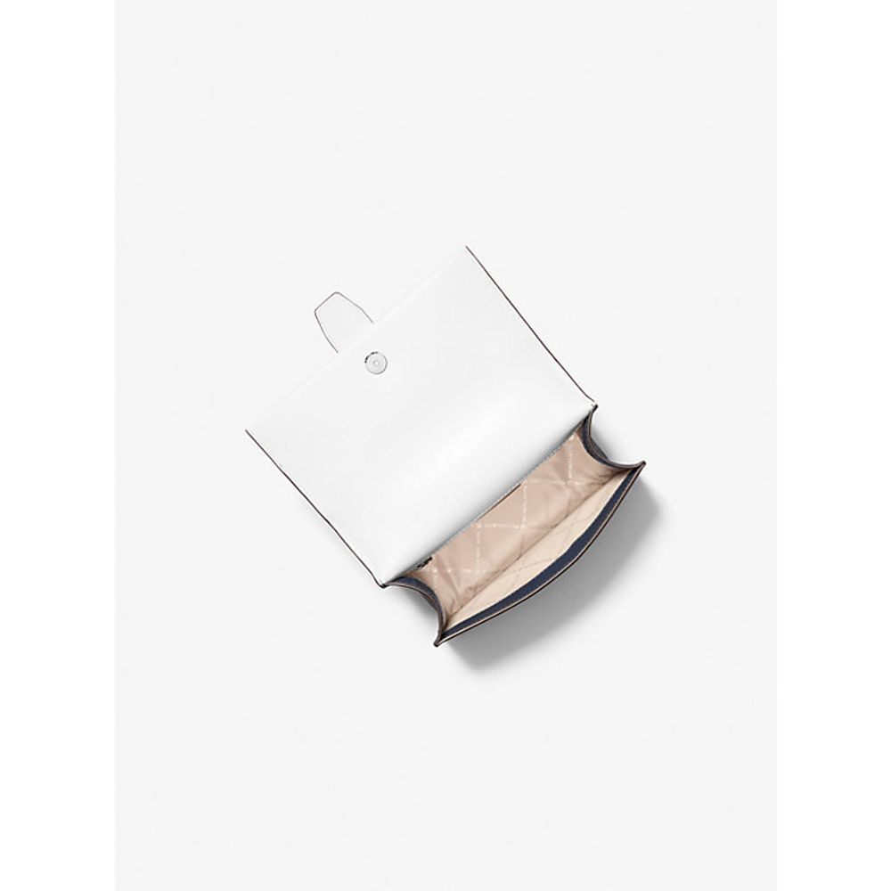 Michael Kors Blue Canvas Crossbody Bag