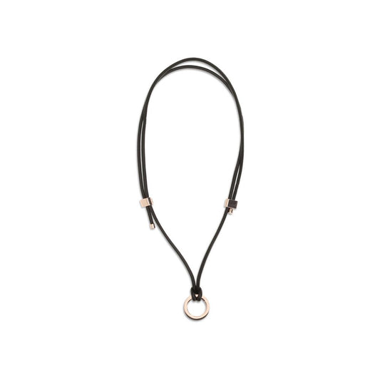 Brunello Cucinelli Brown Calf Leather Bos Taurus Keychain