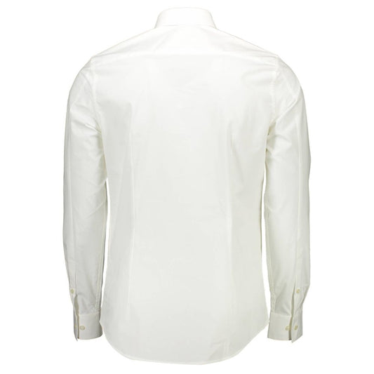 Calvin Klein Bianco Cotton Men Shirt