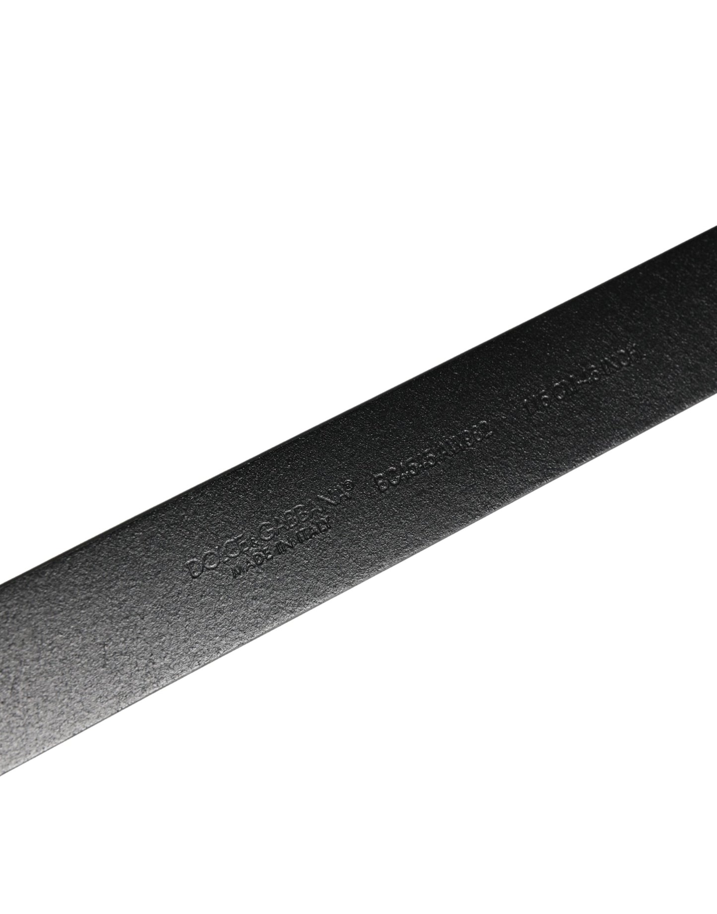 Dolce & Gabbana Men Brown Leather Classic Metal Buckle Belt