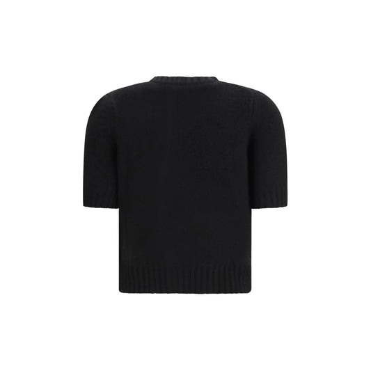 Khaite Black Cashmere Cardigan