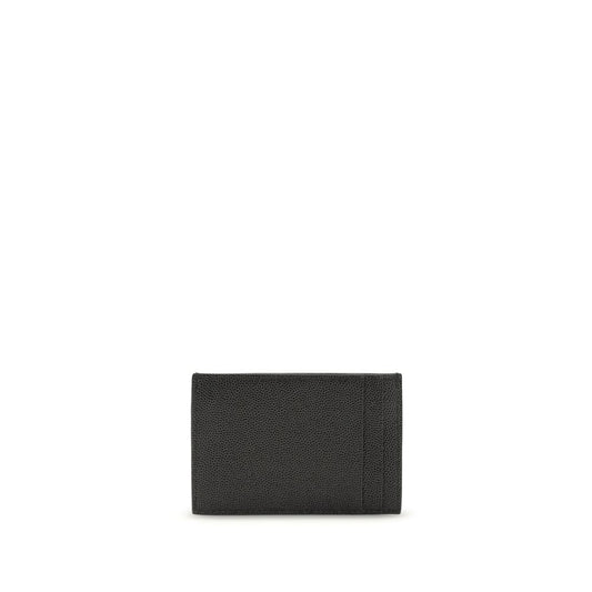 Saint Laurent Black Calf Leather Bos Taurus Wallet