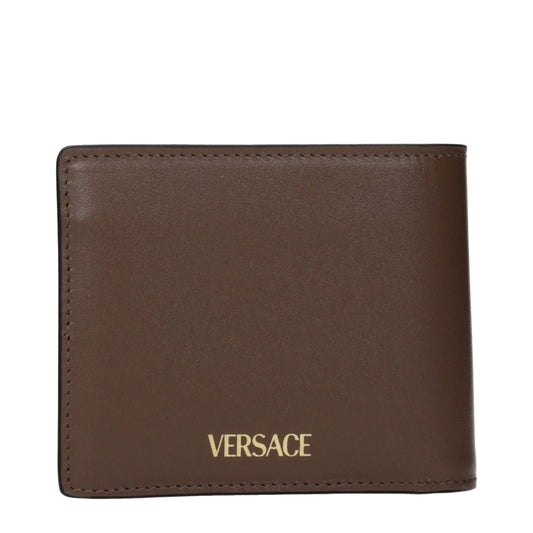 Versace Brown Leather Wallet