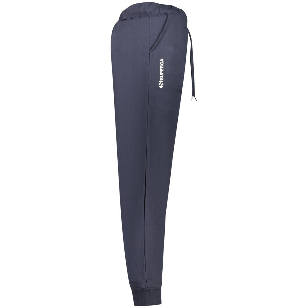 Superga Blu Cotton Men's Sweatpant