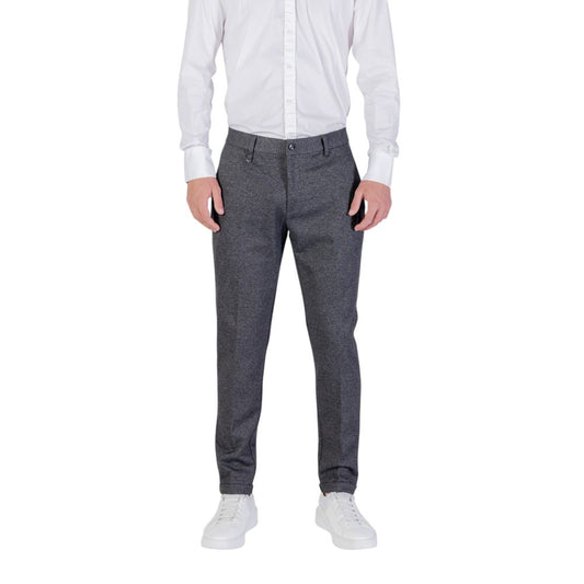 Antony Morato Gray Polyester Skinny Pants