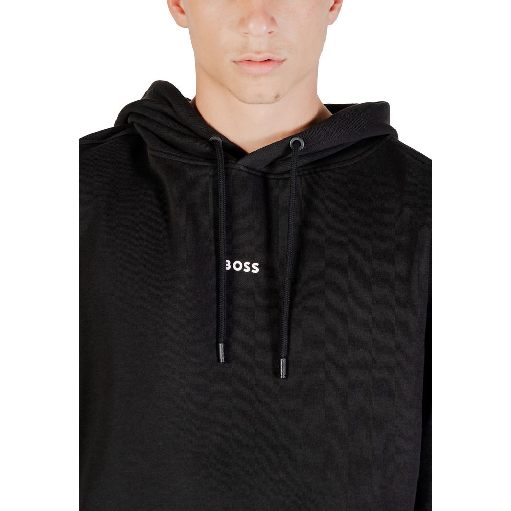Hugo Boss Black Cotton Hoodie