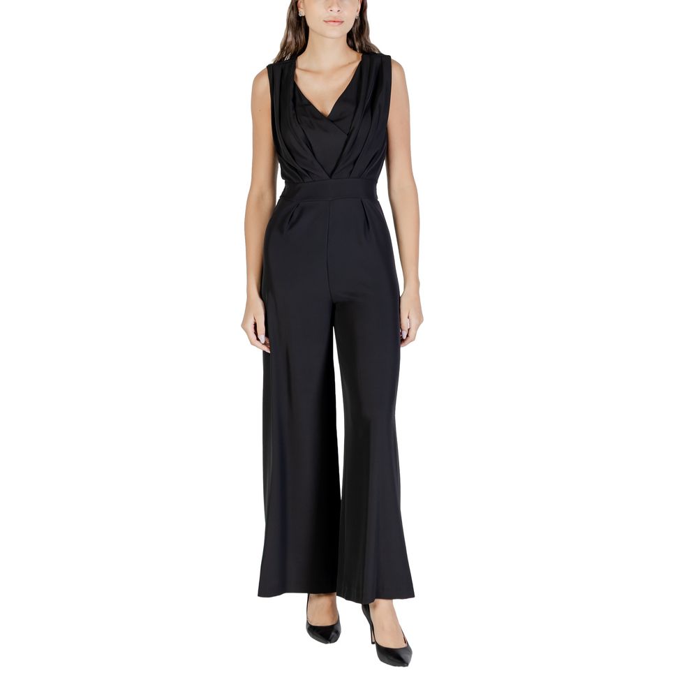 Rinascimento Black Polyester Jumpsuit