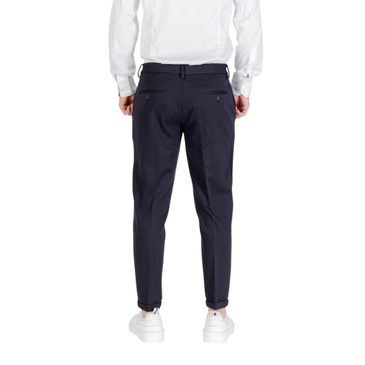 Antony Morato Blue Viscose Dress Pants