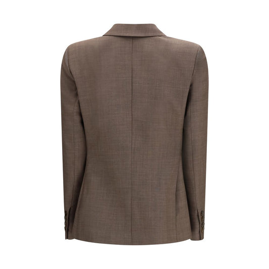 Blazé Milano Brown Fleece Wool Blazer