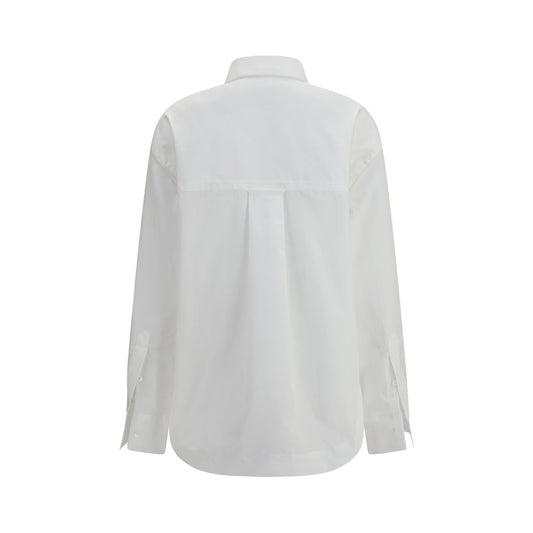 Ami Paris White Cotton Dress Shirt