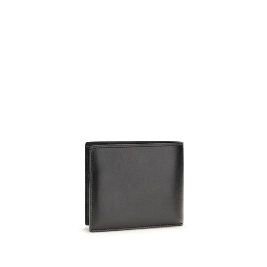 Fendi Black Calf Leather Bos Taurus Wallet