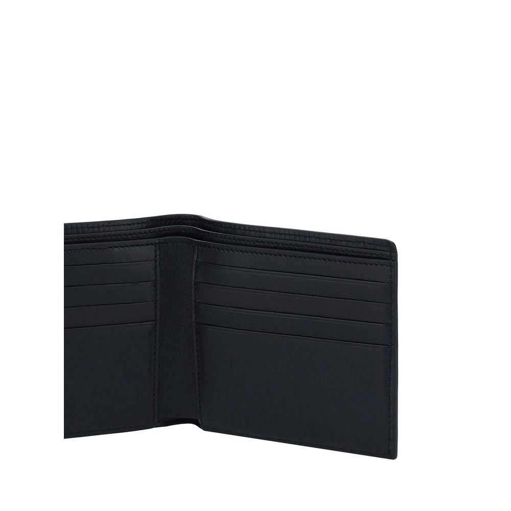 Balenciaga Black Calf Leather Bos Taurus Wallet