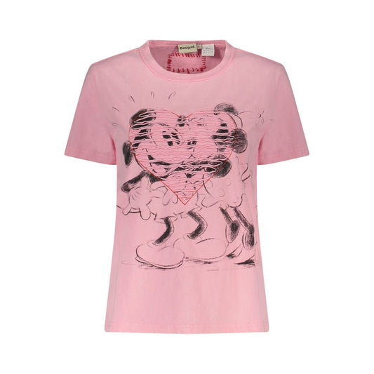 Desigual Rosa Cotton Women T-Shirt