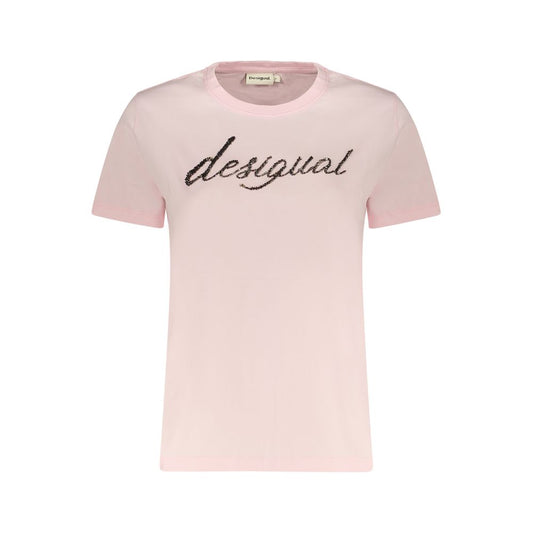 Desigual Rosa Cotton Women T-Shirt