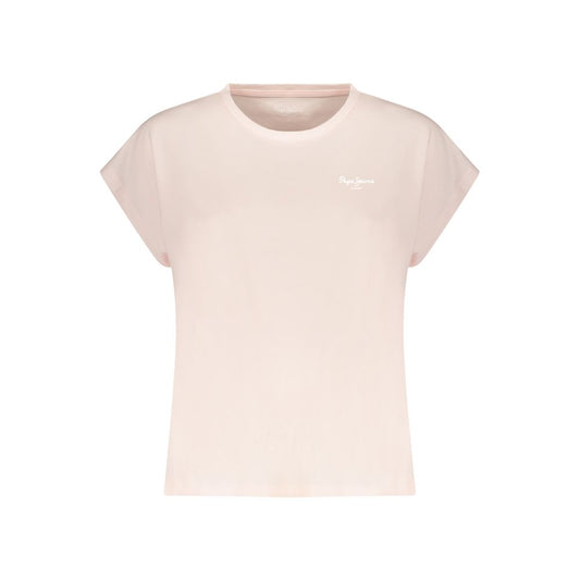 Pepe Jeans Rosa Cotton Women T-Shirt