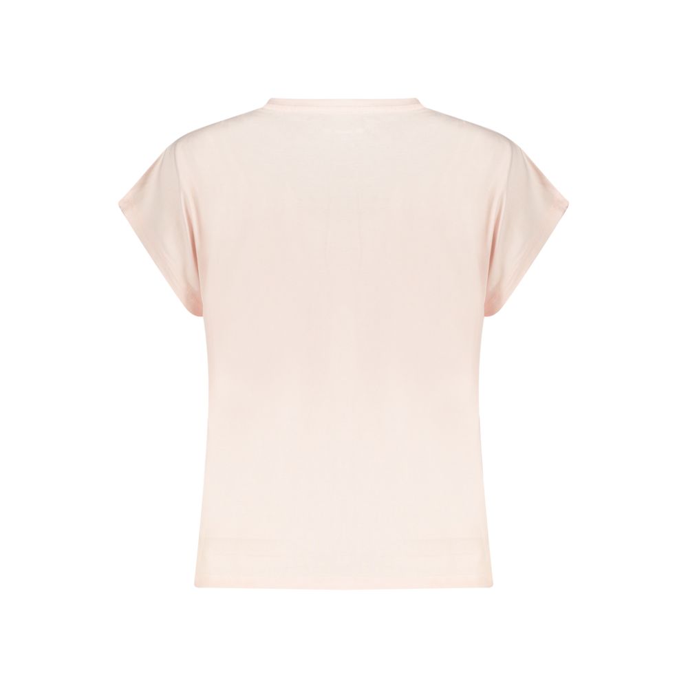 Pepe Jeans Rosa Cotton Women T-Shirt