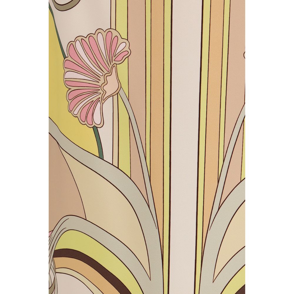 La Double J Multicolor Viscose Long Skirt