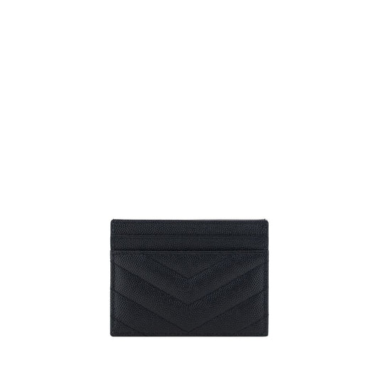 Saint Laurent Black Calf Leather Bos Taurus Wallet