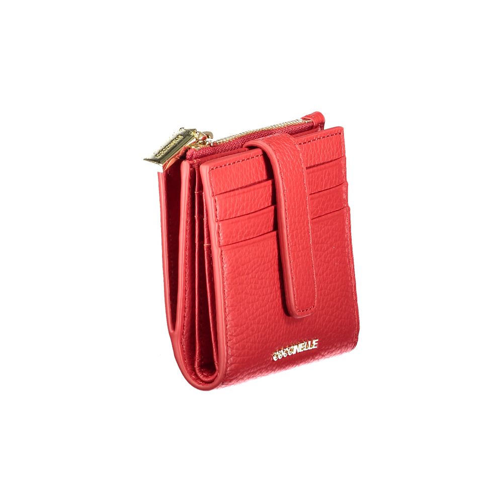 Coccinelle Red Leather Wallet