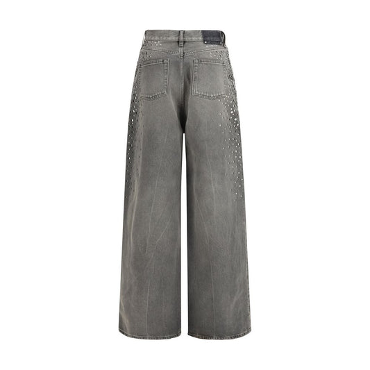 Golden Goose Gray Cotton Jeans Denim