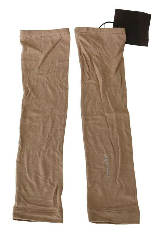 Scervino Street BeigeViscose Women SleevesArm Warmer