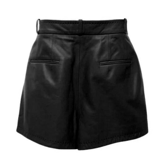 Dolce & Gabbana Black Lambskin Short