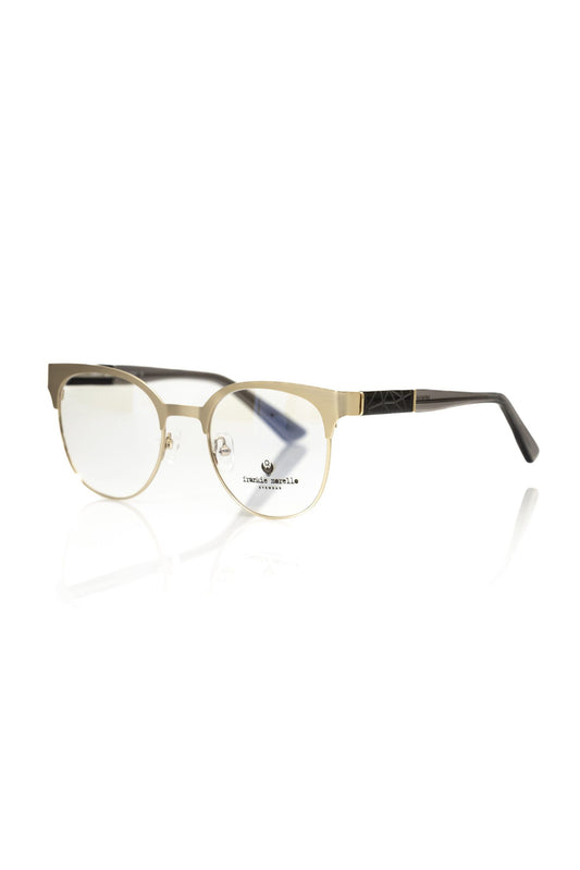 Frankie Morello Gold Metallic Women's Eyeglass Frame