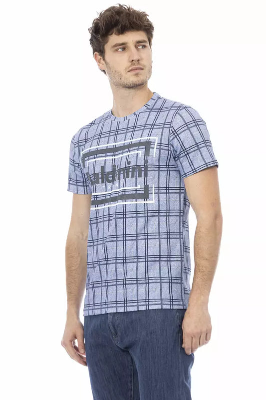 Baldinini Trend Light Blue Cotton T-Shirt