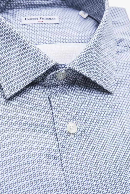 Robert Friedman Light Blue Cotton Shirt