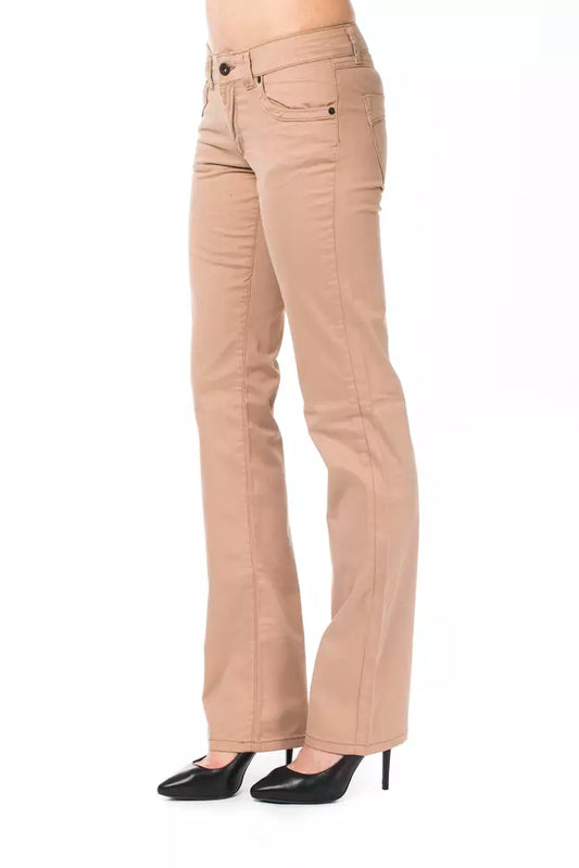 Ungaro Fever Beige Cotton Women's Jean