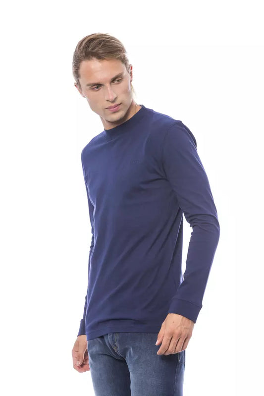 Verri Blue Cotton Sweater