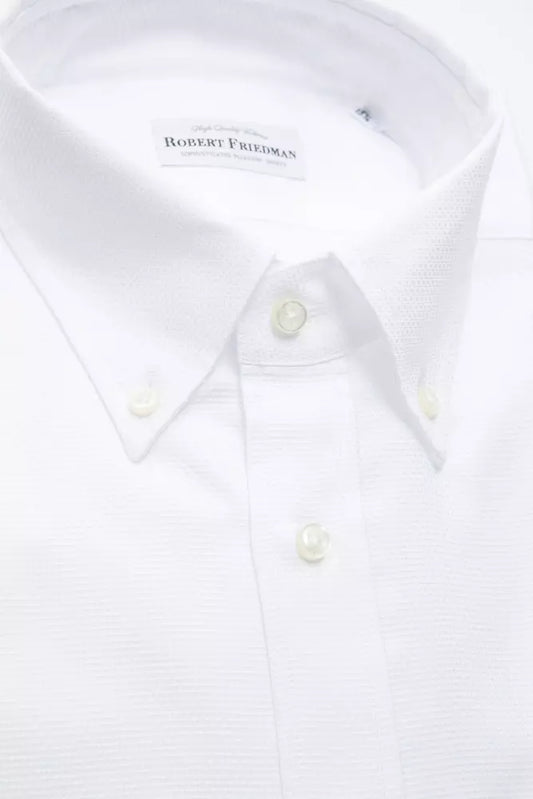 Robert Friedman White Cotton Shirt