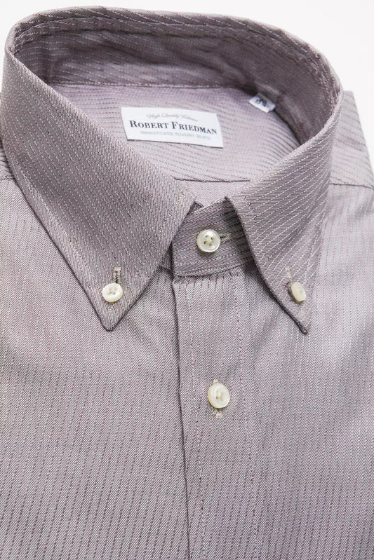 Robert Friedman Beige Cotton Shirt
