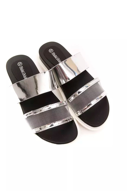 Péché Originel Silver Upper Material Sandal