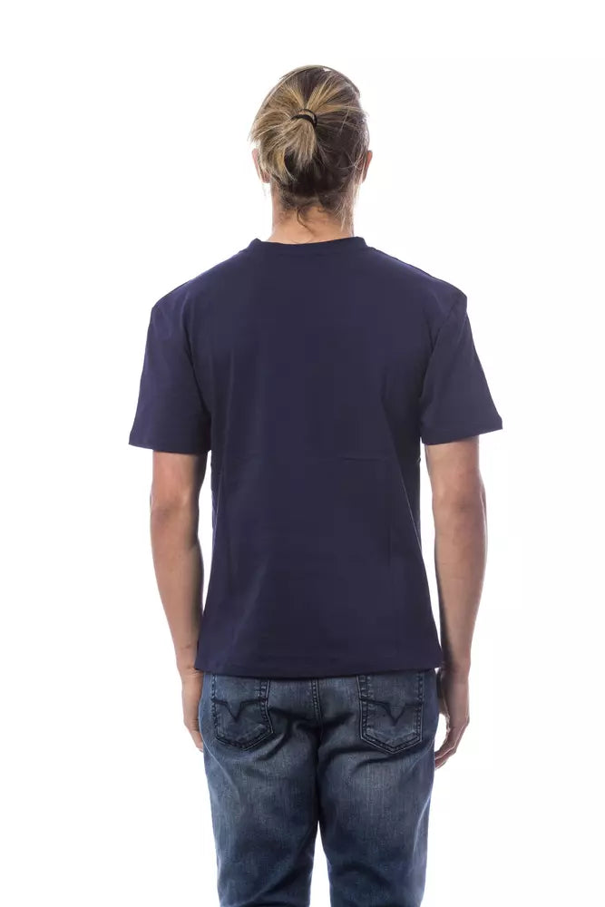 Verri Blue Cotton T-Shirt