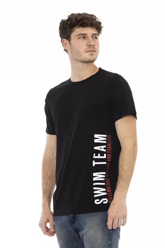 Bikkembergs Black Cotton T-Shirt