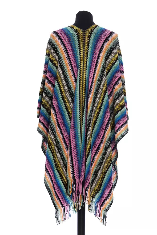 Missoni Multicolor Wool Poncho