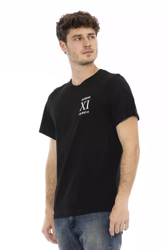 Bikkembergs Black Cotton T-Shirt