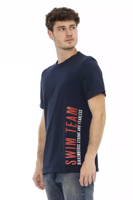 Bikkembergs Blue Cotton T-Shirt