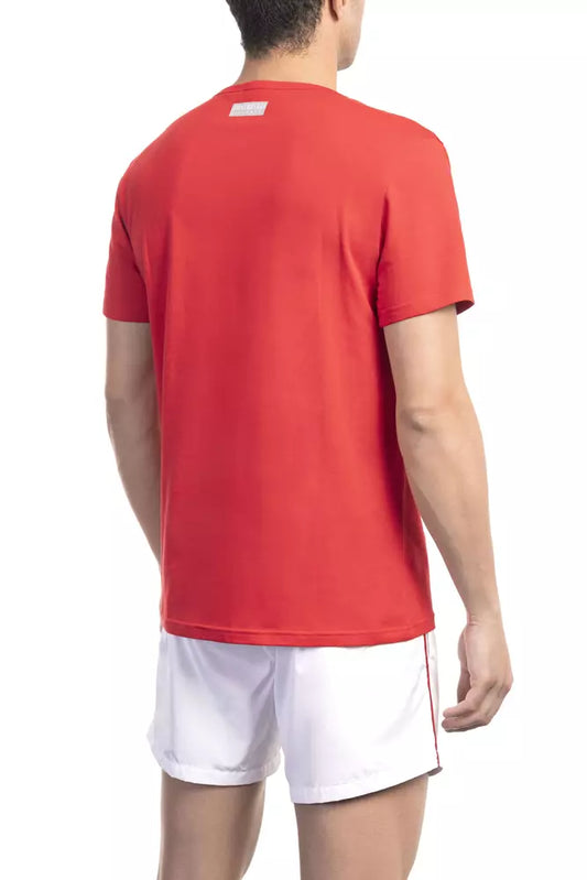 Bikkembergs Red Cotton T-Shirt
