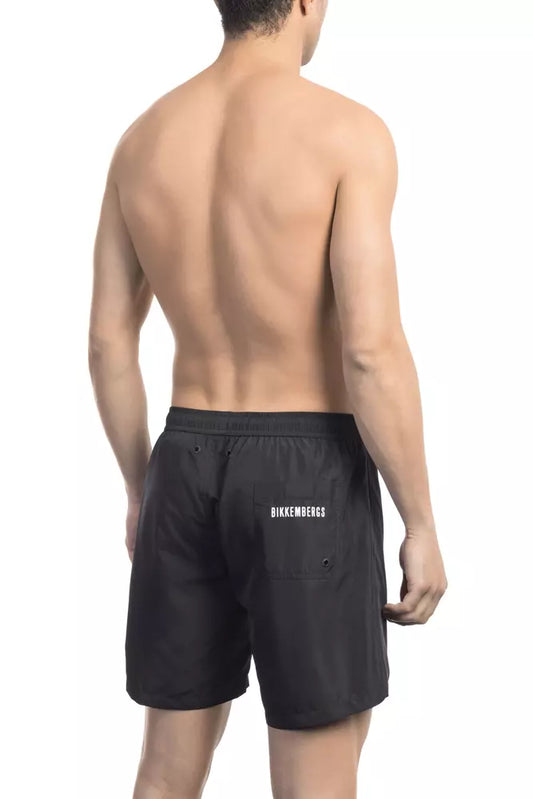 Bikkembergs Black Polyester Swimwear