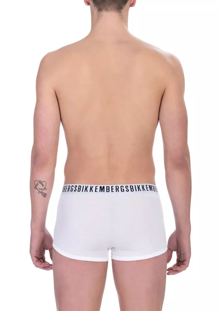 Bikkembergs White Cotton Boxer