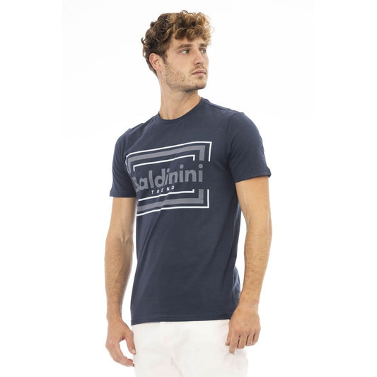 Baldinini Trend Blue Cotton T-Shirt