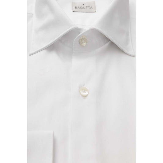 Bagutta White Cotton Shirt