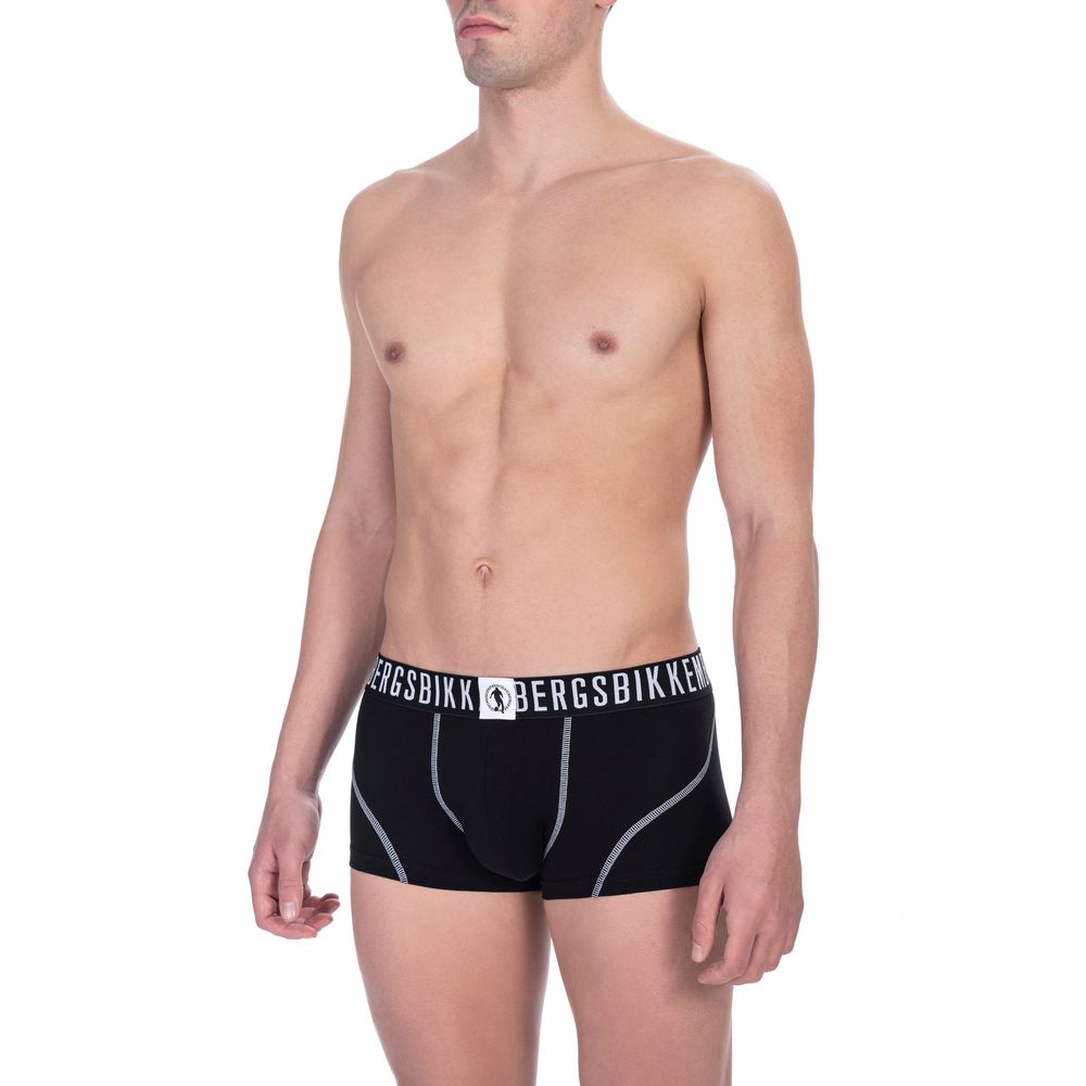 Bikkembergs Black Cotton Men Underwear Pack